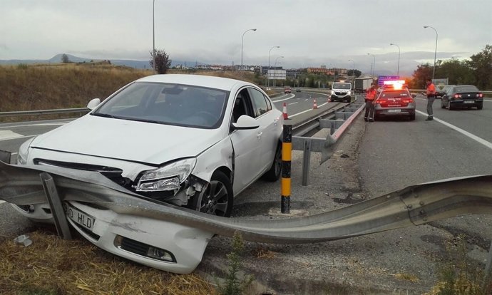 Accidente ocurrido en Galar, en el que ha resultado herido un hombre de 50 años