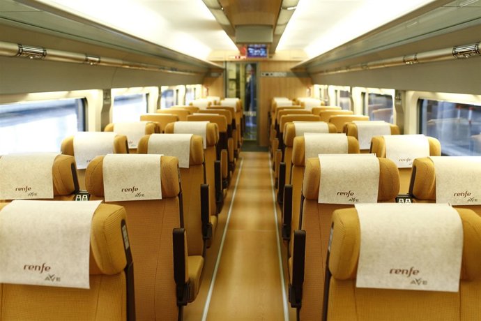 Interior del AVE, Alta Velocidad, Renfe, viaje, viajar, turismo