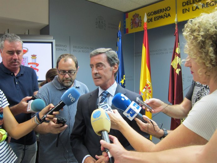 El delegado del Gobierno en la Región de Murcia, Antonio Sánchez-Solís