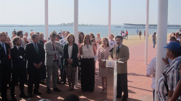 Inauguración oficial del Paseo de la Ría de Huelva.