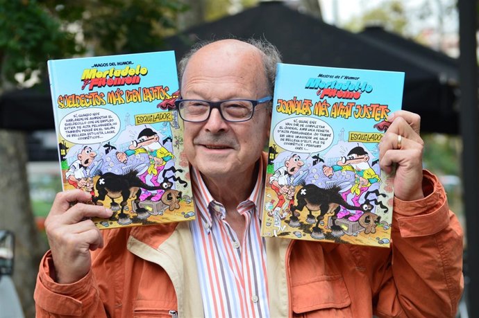 Francisco Ibáñez con su nuevo cómic