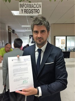 Alberto Delgado, representante de los quioscos de la Plaza de España de Mérida