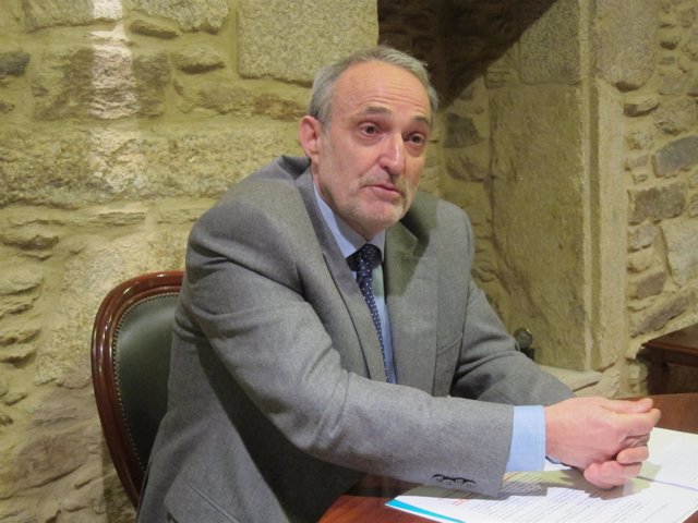 El presidente de la patronal gallega, Antonio Dieter Moure