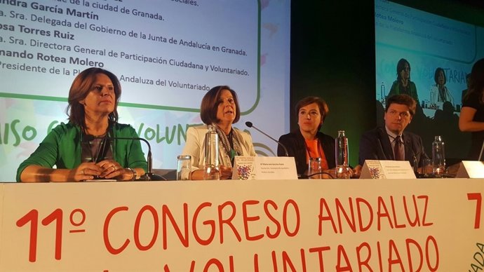 Apertura del XI Congreso Andaluz del Voluntariado celebrado en Granada