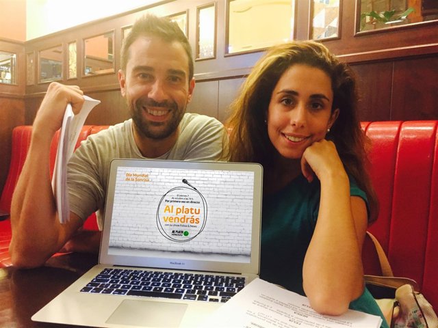 Félix Corcuera y Nerea Vázquez, de 'Al Platu Vendrás'. 