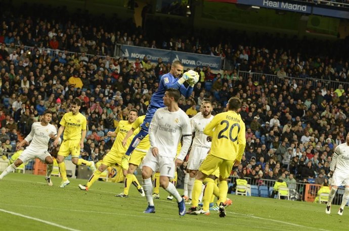 Sergio Asenjo en el Real Madrid - Villareal 