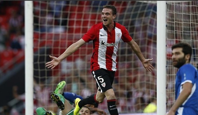 Javier Eraso, protagonista de la victoria del Athletic Club ante el Inter Bakú