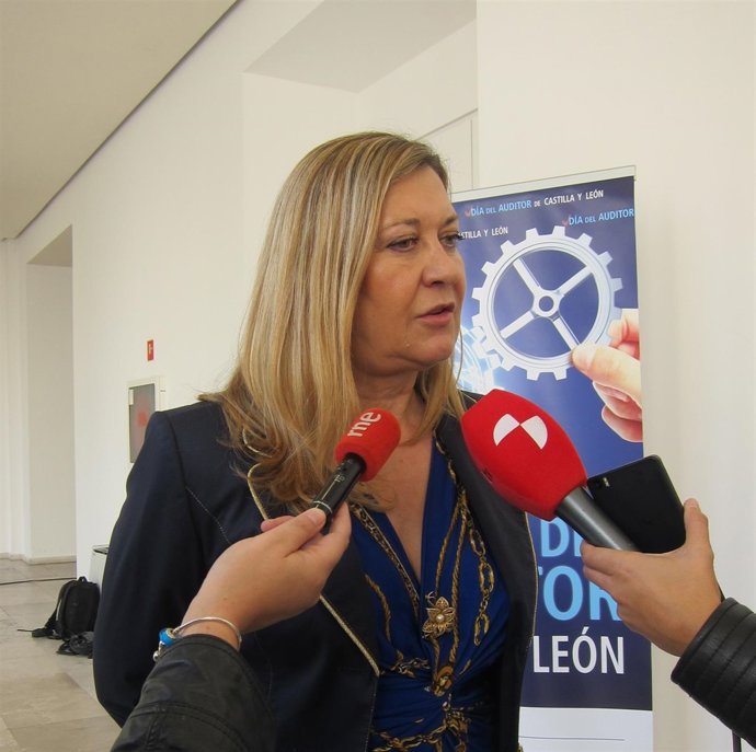 La consejera de Economía y Hacienda, Pilar del Olmo