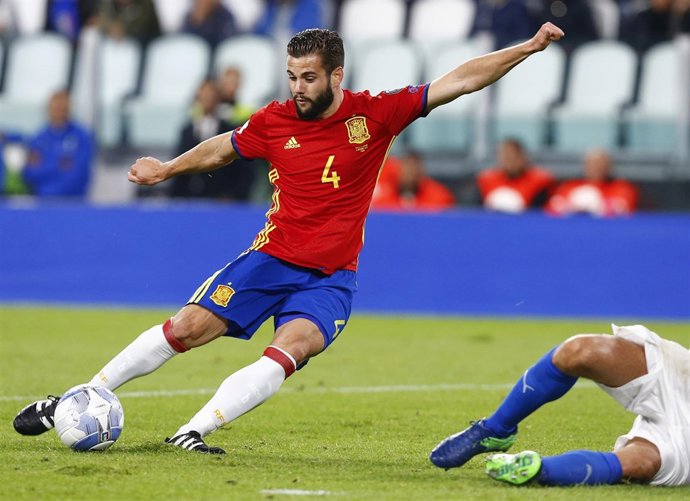 Nacho Fernández, en el Italia-España