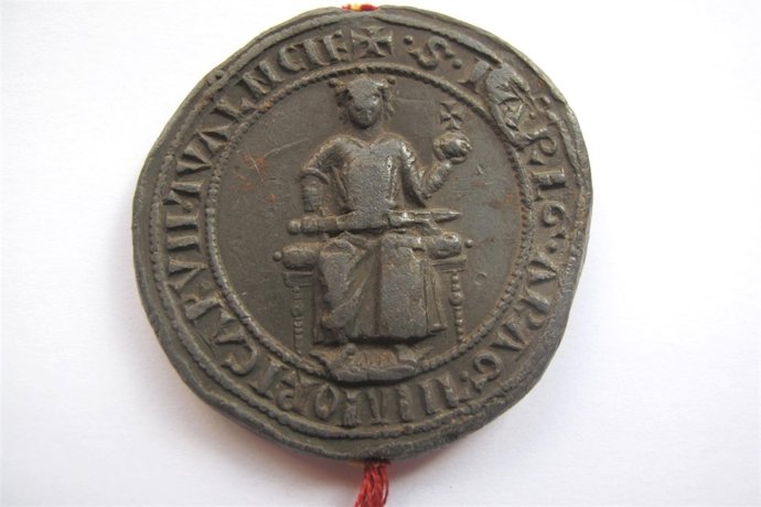 Sello de la época de Jaume I