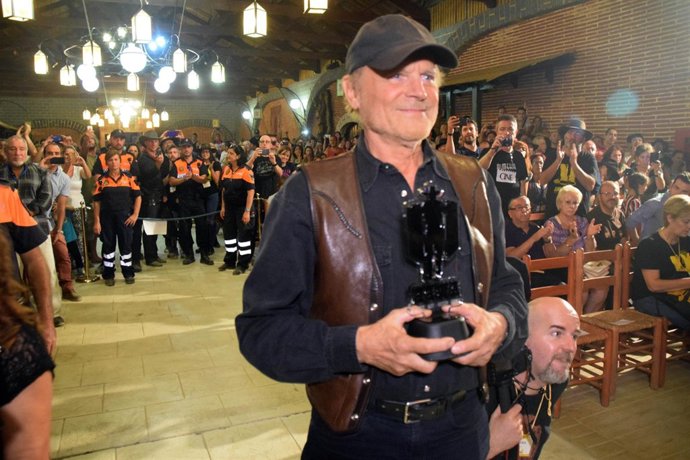 Entrega de premio del Almería Western Film Festival a Terence Hill