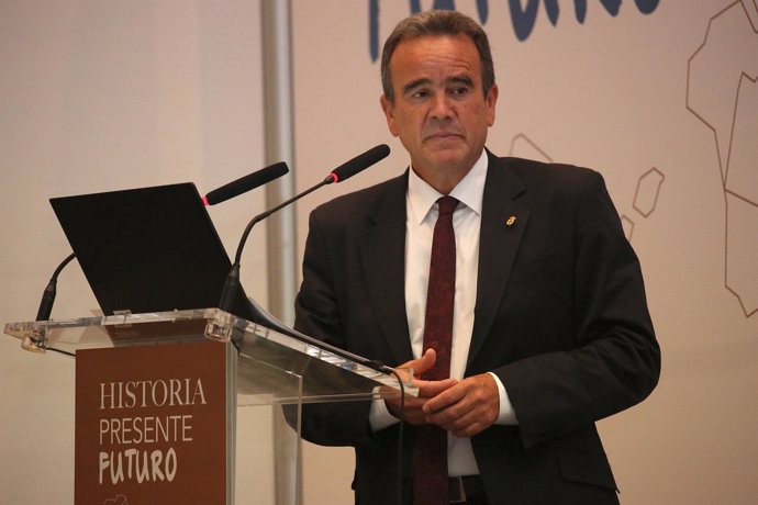 El presidente de la Diputación de Zaragoza, Juan Antonio Sánchez Quero.