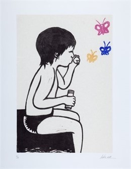 Una de las obras de Dulce Rodríguez que se puede ver en Tardienta