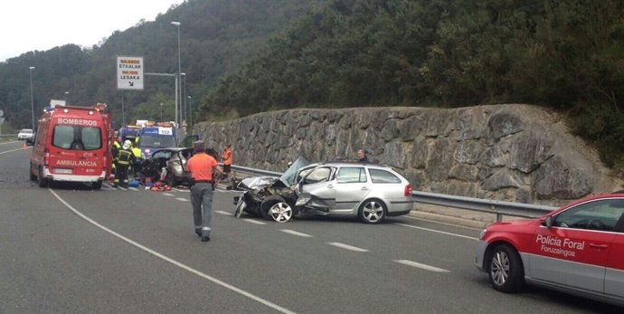 Imagen del accidente.