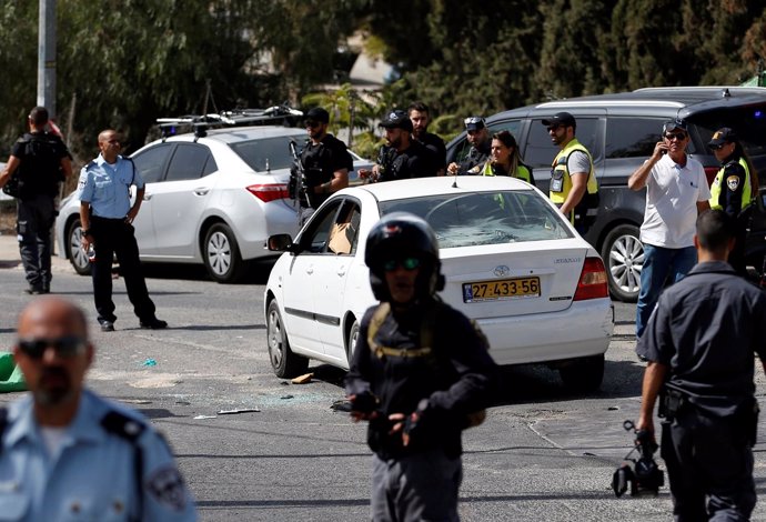 Policía en Jerusalén