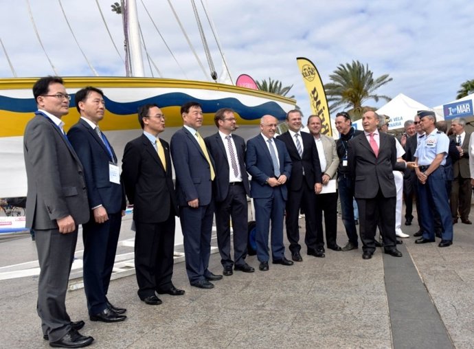 Delegación grancanaria rumbo a Corea