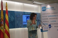 Portavoz adjunta del PP dice que el 'powerpoint' para instruir a alcaldes sobre financiación no lleva sello del partido