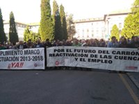 Los sindicatos exigen al Gobierno central que cumpla la "hoja de ruta" marcada para el sector del carbón