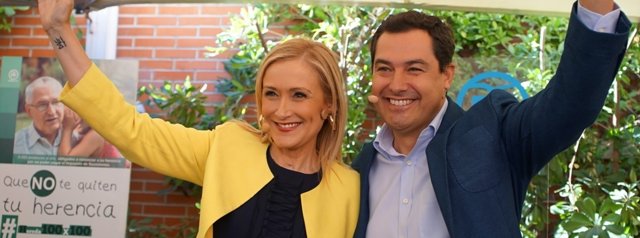 Nota Y Foto PP Andaluz. Moreno Y Cifuentes En Madrid. Impuesto De Sucesiones Y D