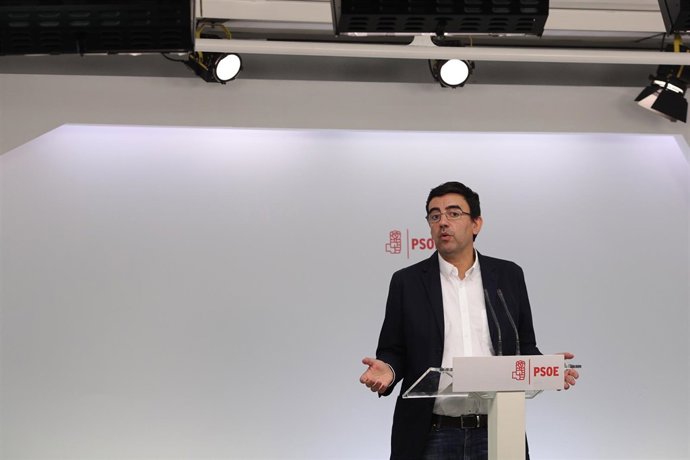 Mario Jiménez, portavoz de la gestoral del PSOE