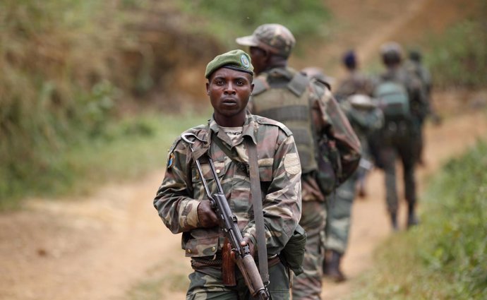 Militar del Ejército de República Democrática del Congo.