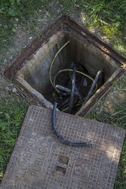 Robo de cable en el alumbrado público 