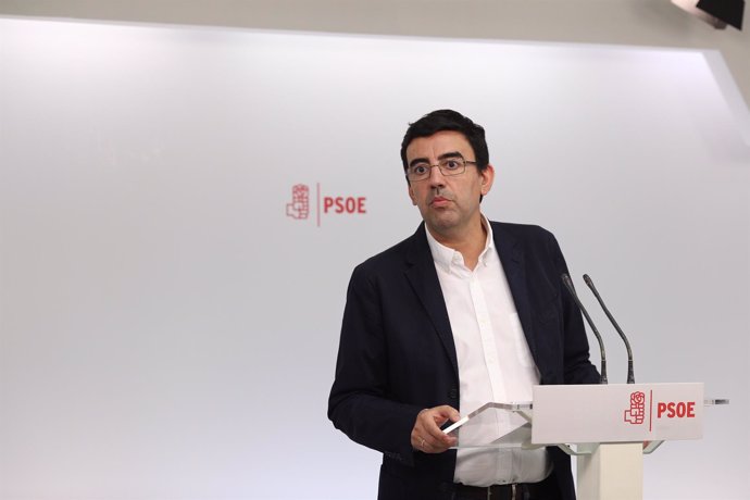 Mario Jiménez, portavoz de la gestoral del PSOE