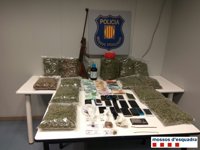 Detenida una banda que traficaba con cocaína, hachís y marihuana en Balaguer