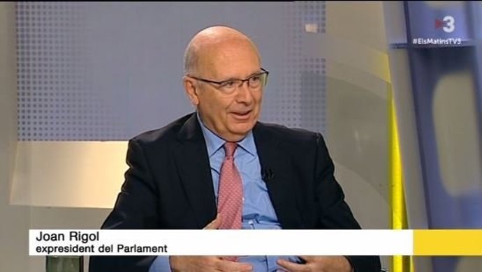 El expresidente del Parlament Joan Rigol