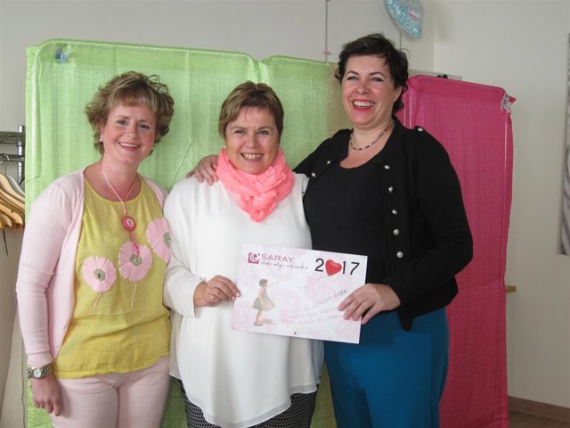 María José Cruz, Ana Ros y Elena Irigoy, de Saray