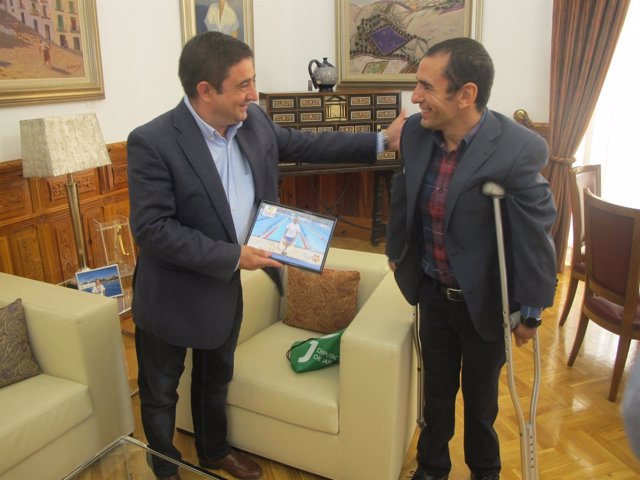 Reyes con Miguel Ángel Martínez  Tajuelo