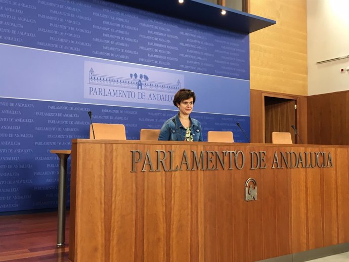 La portavoz adjunta de Podemos Andalucía, Esperanza Gómez