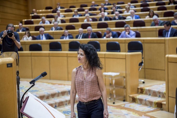 La senadora de Podemos Maribel Mora