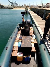 Intervenidas 1,5 toneladas de hachís a una red de narcotráfico entre Marruecos y la UE muy vinculada a Ceuta