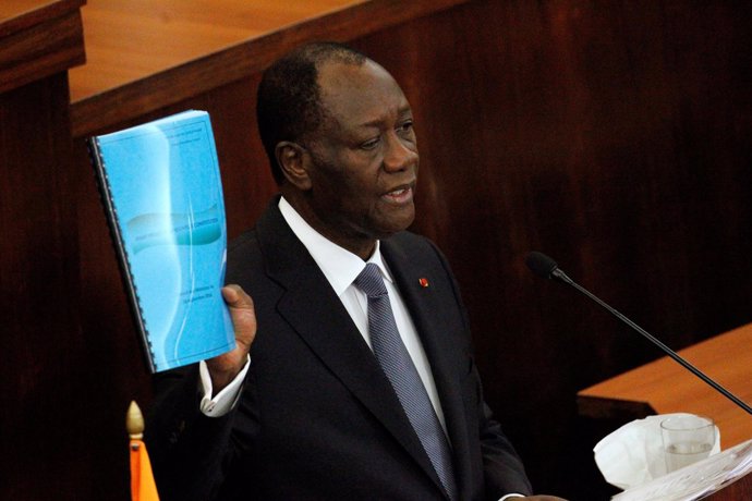 El presidente de Costa de Marfil, Alassane Ouattara