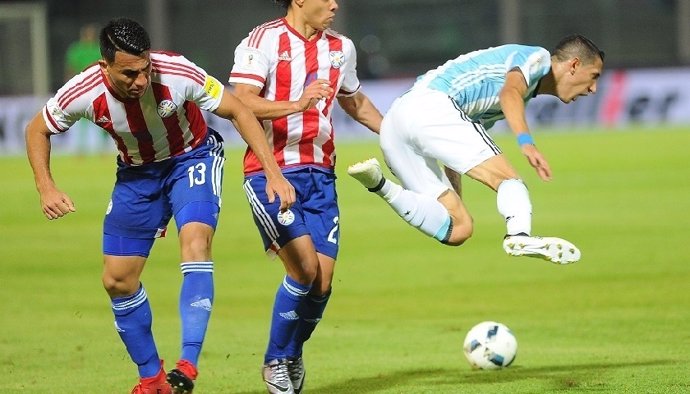 Di María en el Argentina - Paraguay