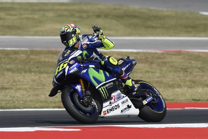 El piloto italiano de MotoGP Valentino Rossi