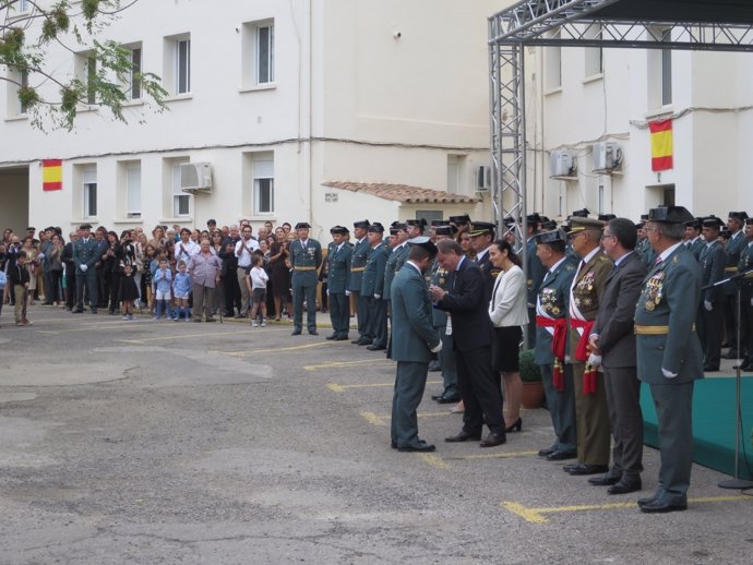 Acto de la Guardia Civil en Valencia