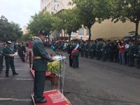 La delegada del Gobierno defiende el trabajo "generoso" de la Guardia Civil ante los que lo ponen "en entredicho"