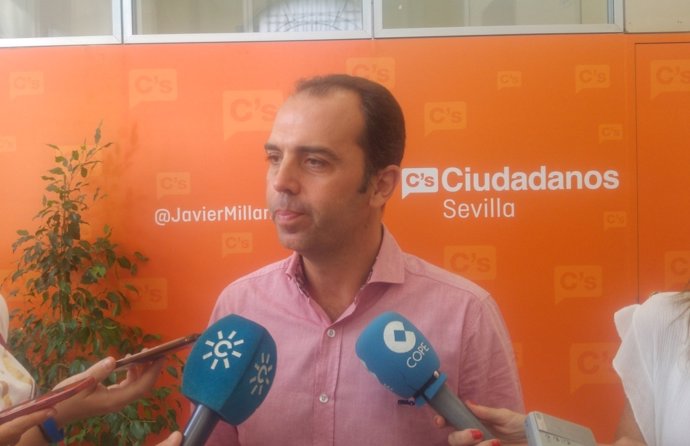 El portavoz municipal de C's en Sevilla, Javier Millán