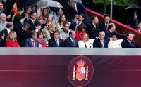La Casa Real agradece a los asistentes al desfile de la Fiesta Nacional por participar, pese a la lluvia