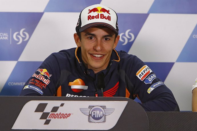 Marc Márquez en rueda de prensa del gran premio de Qatar