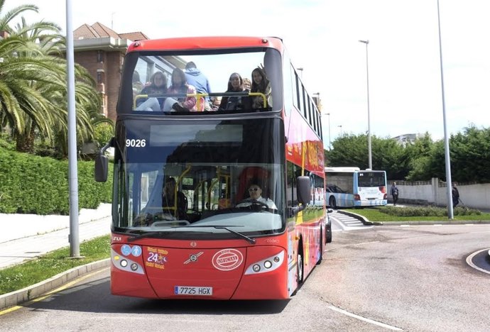 Autobús turístico en Santander 