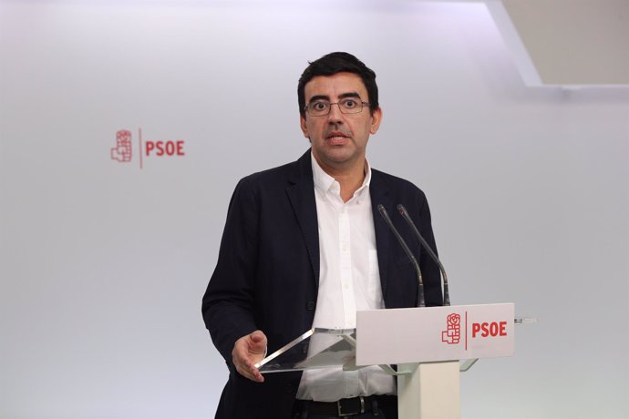 Mario Jiménez, portavoz de la gestoral del PSOE