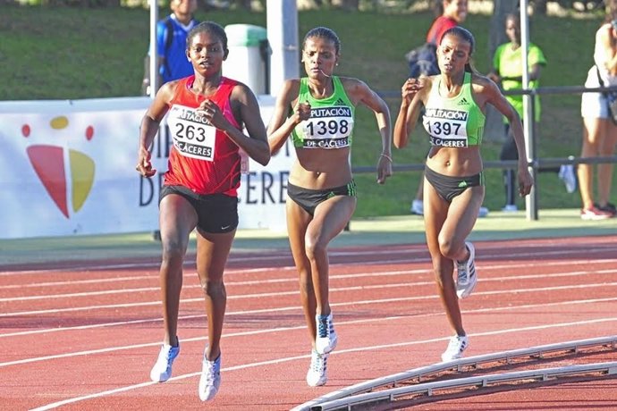 Prueba de atletismo de la Diputación de Cáceres