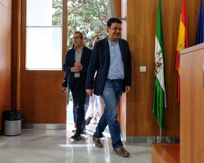 El portavoz parlamentario del PSOE-A, Mario Jiménez