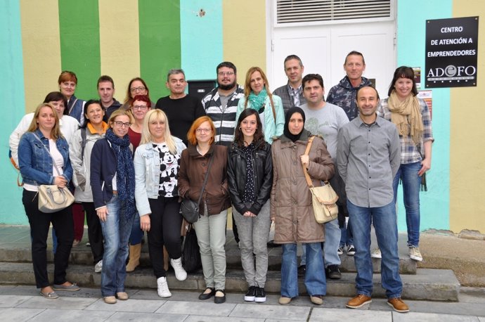 Participantes de la Lanzadera de Empleo de Ejea