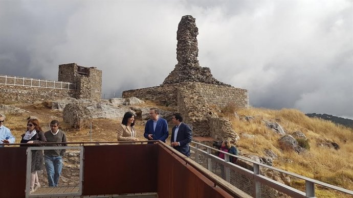 La delegada de Cultura, Carmen Solana, en Aracena.