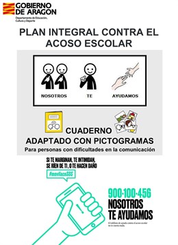 Pictograma para denunciar el acoso escolar