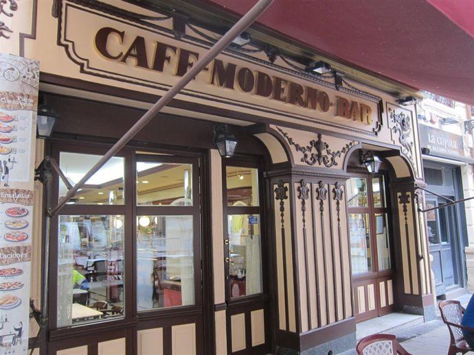 FACHADA CAFÉ MODERNO